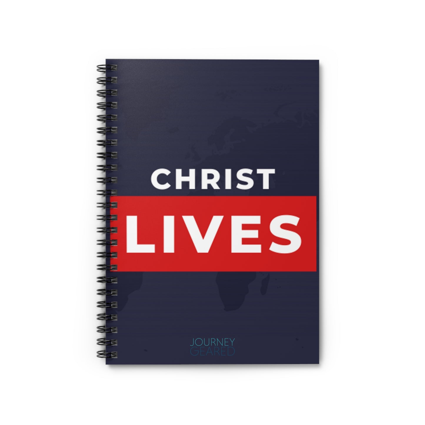 Spiral Journal Notebook - Ruled Line - Christ Lives
