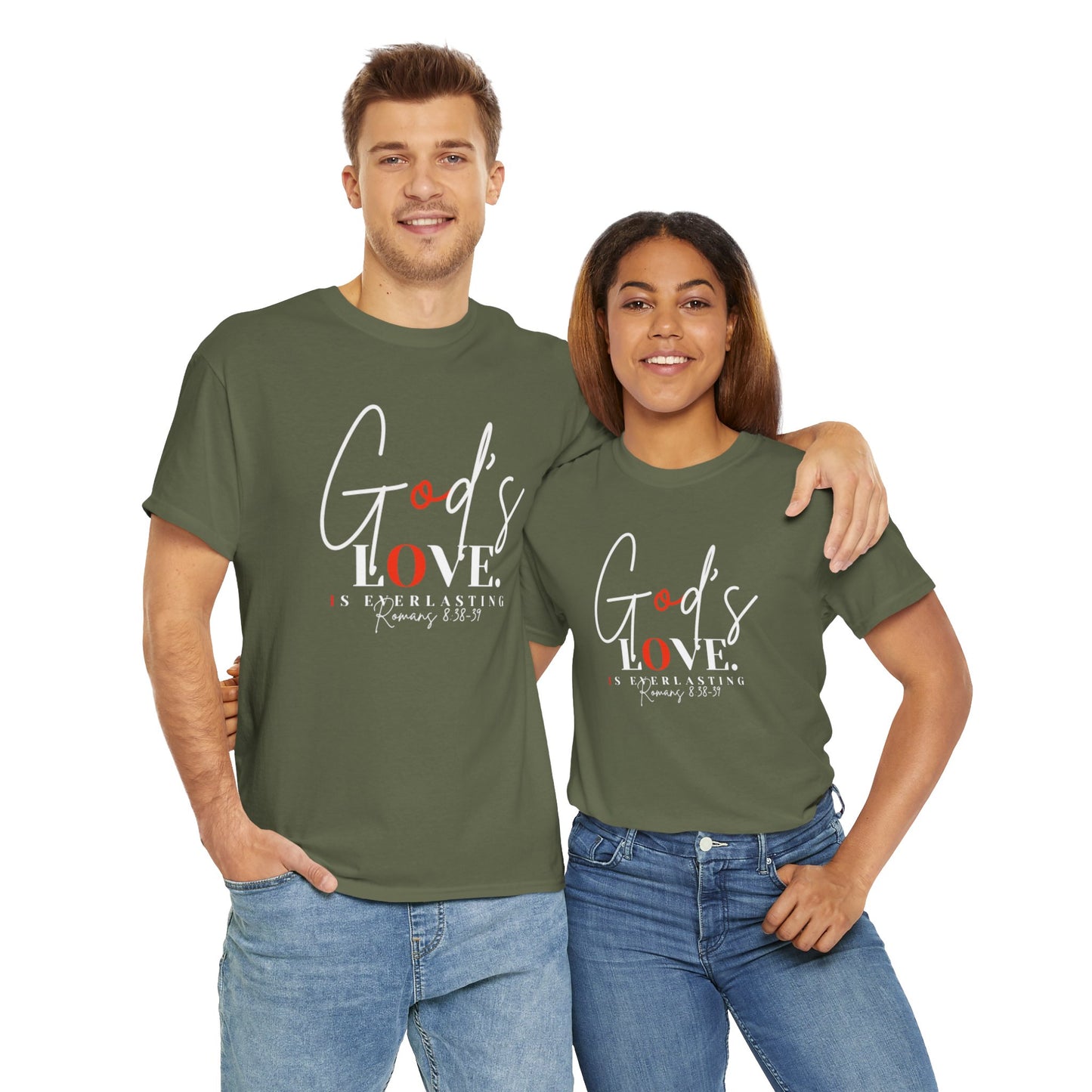 God's Love is Everlasting - Classy Cotton Tee - Unisex