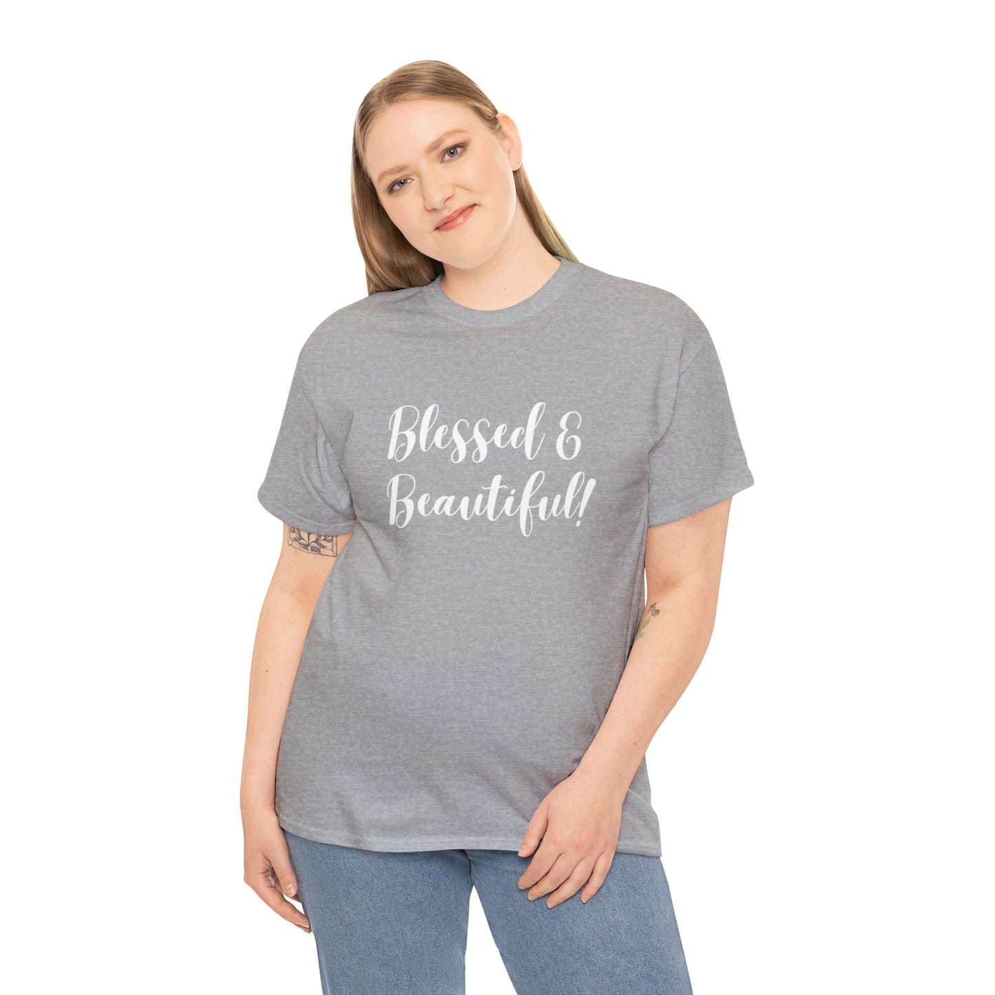 Blessed & Beautiful - Classy Cotton Tee - Unisex