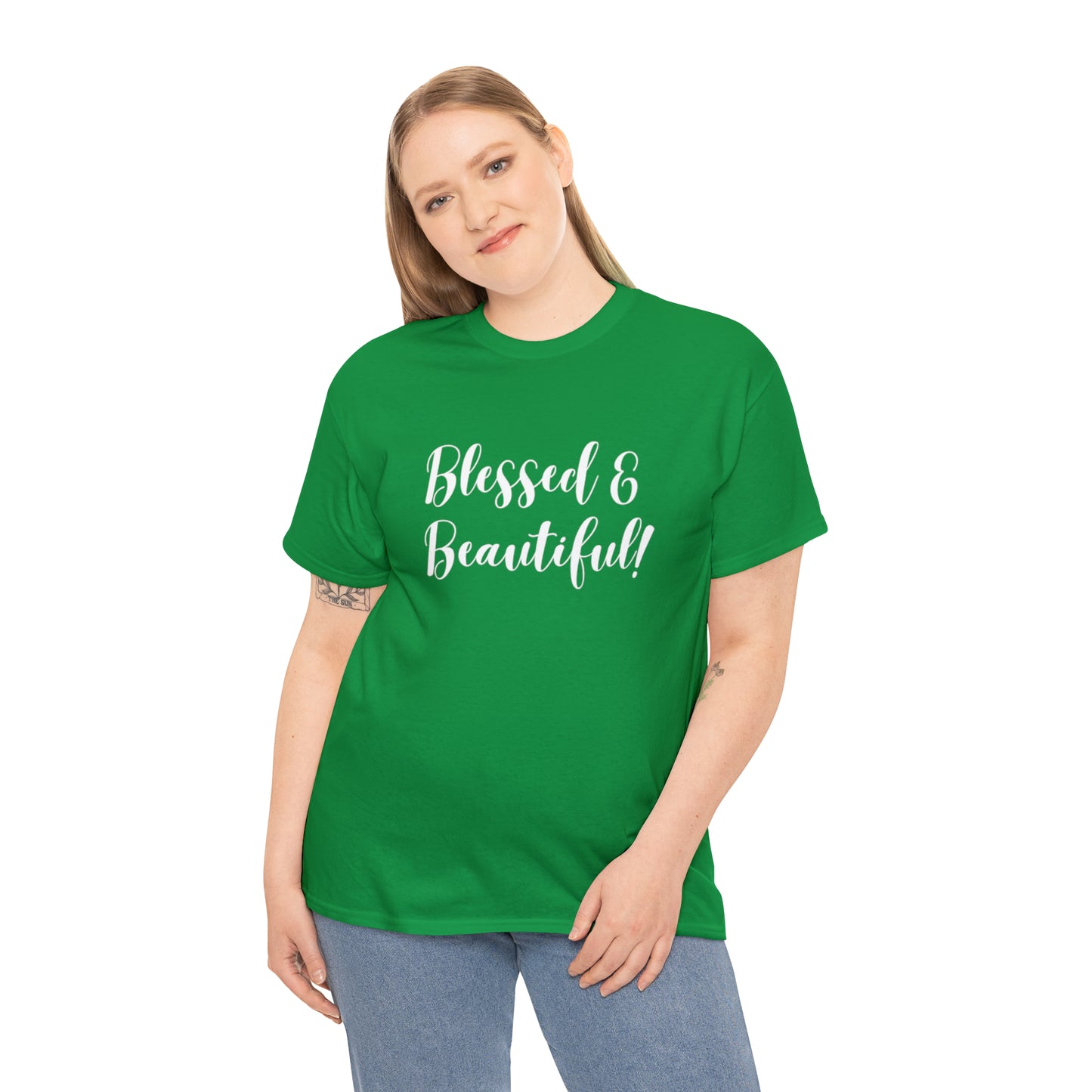 Blessed & Beautiful - Classy Cotton Tee - Unisex