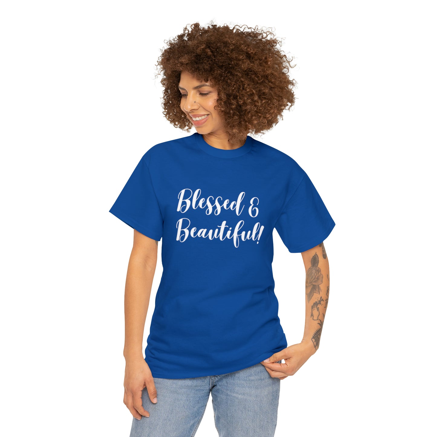 Blessed & Beautiful - Classy Cotton Tee - Unisex