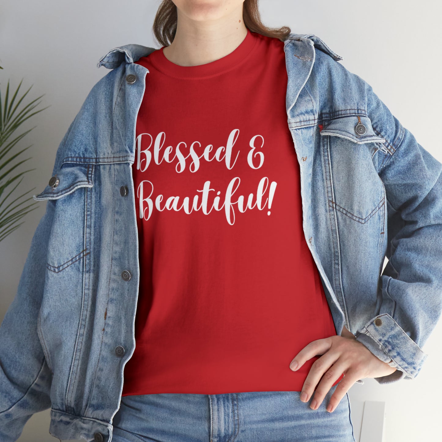 Blessed & Beautiful - Classy Cotton Tee - Unisex