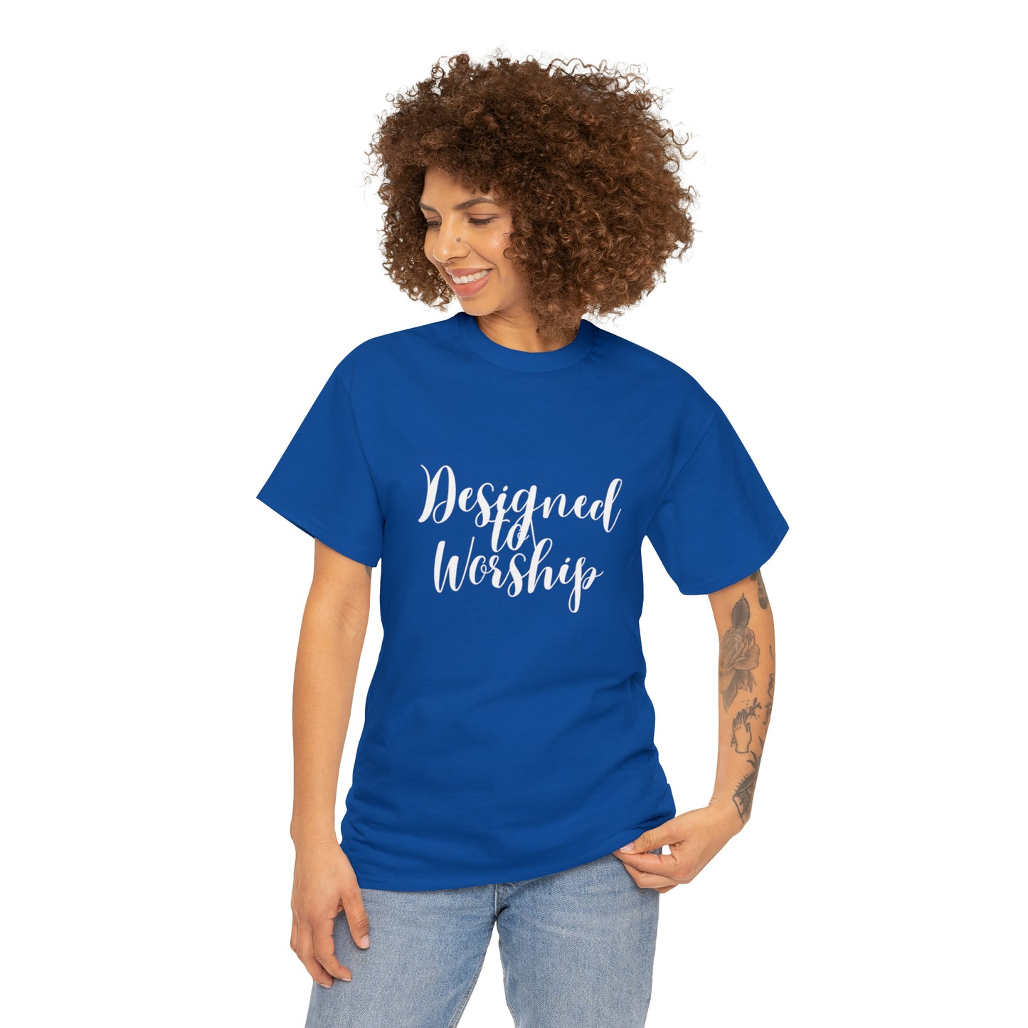 Designed to Worship - Classy Cotton Tee - Unisex