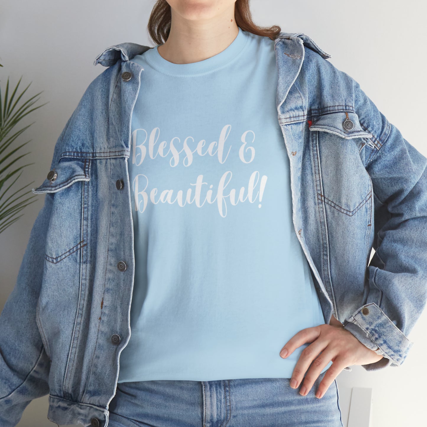 Blessed & Beautiful - Classy Cotton Tee - Unisex