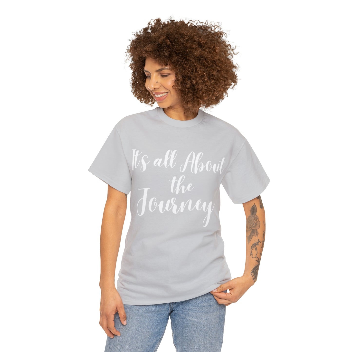 It's all About the Journey - Classy Cotton Tee - Unisex