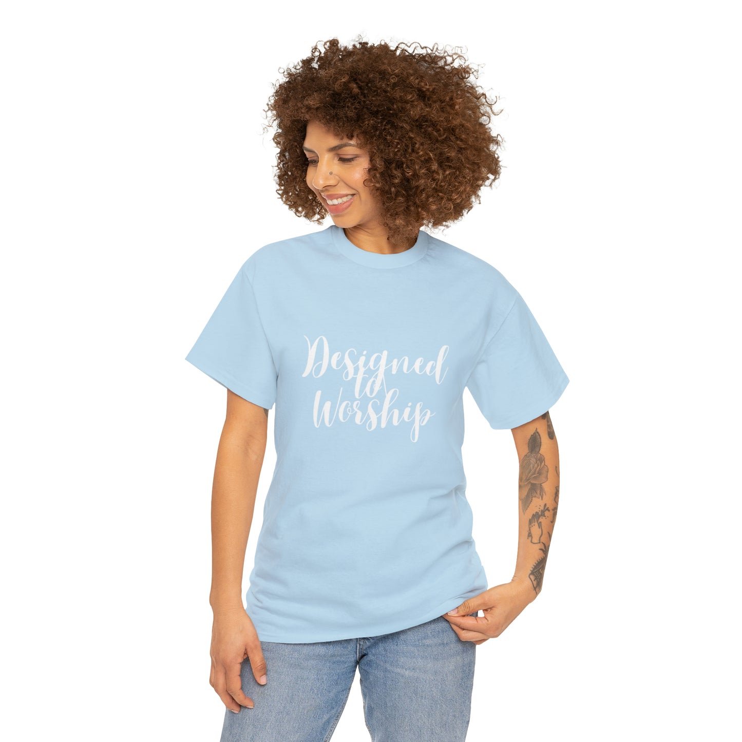 Designed to Worship - Classy Cotton Tee - Unisex