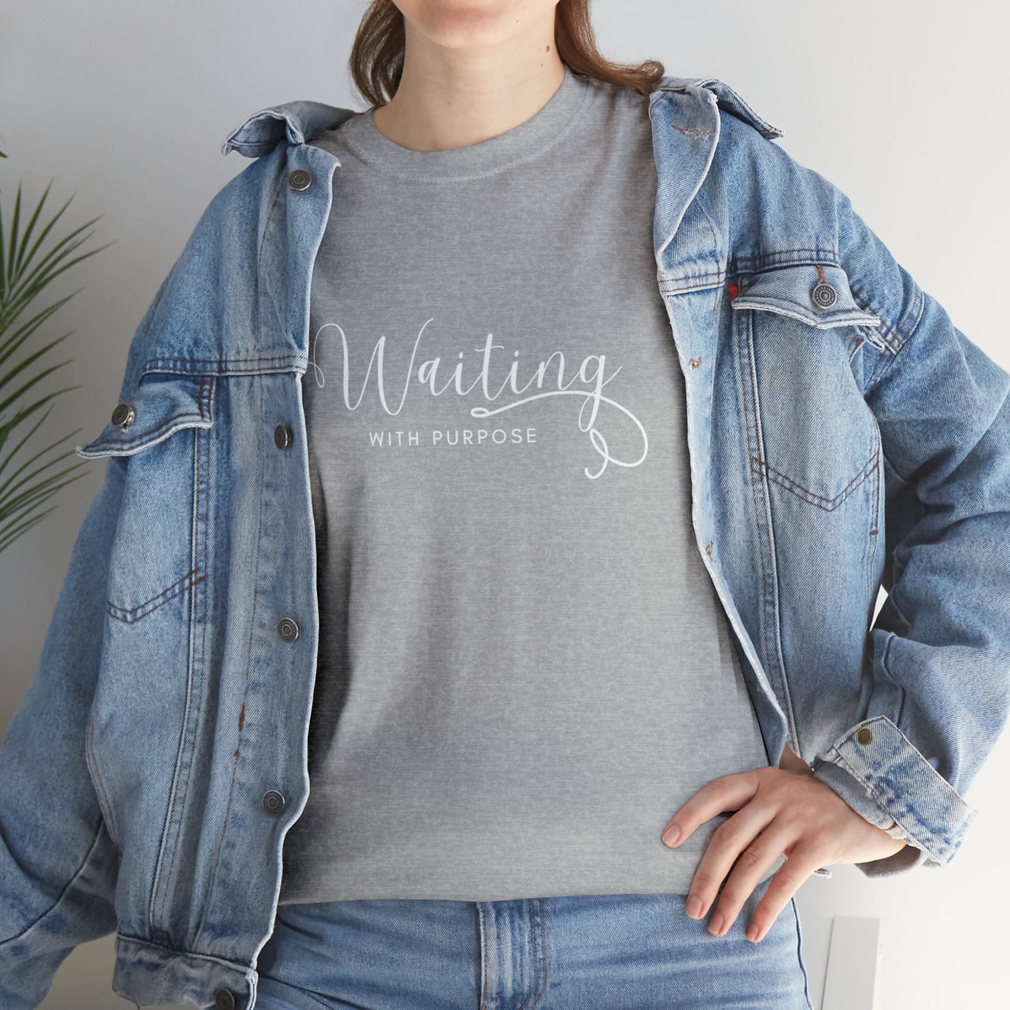 Waiting With Purpose - Heavy Cotton Tee