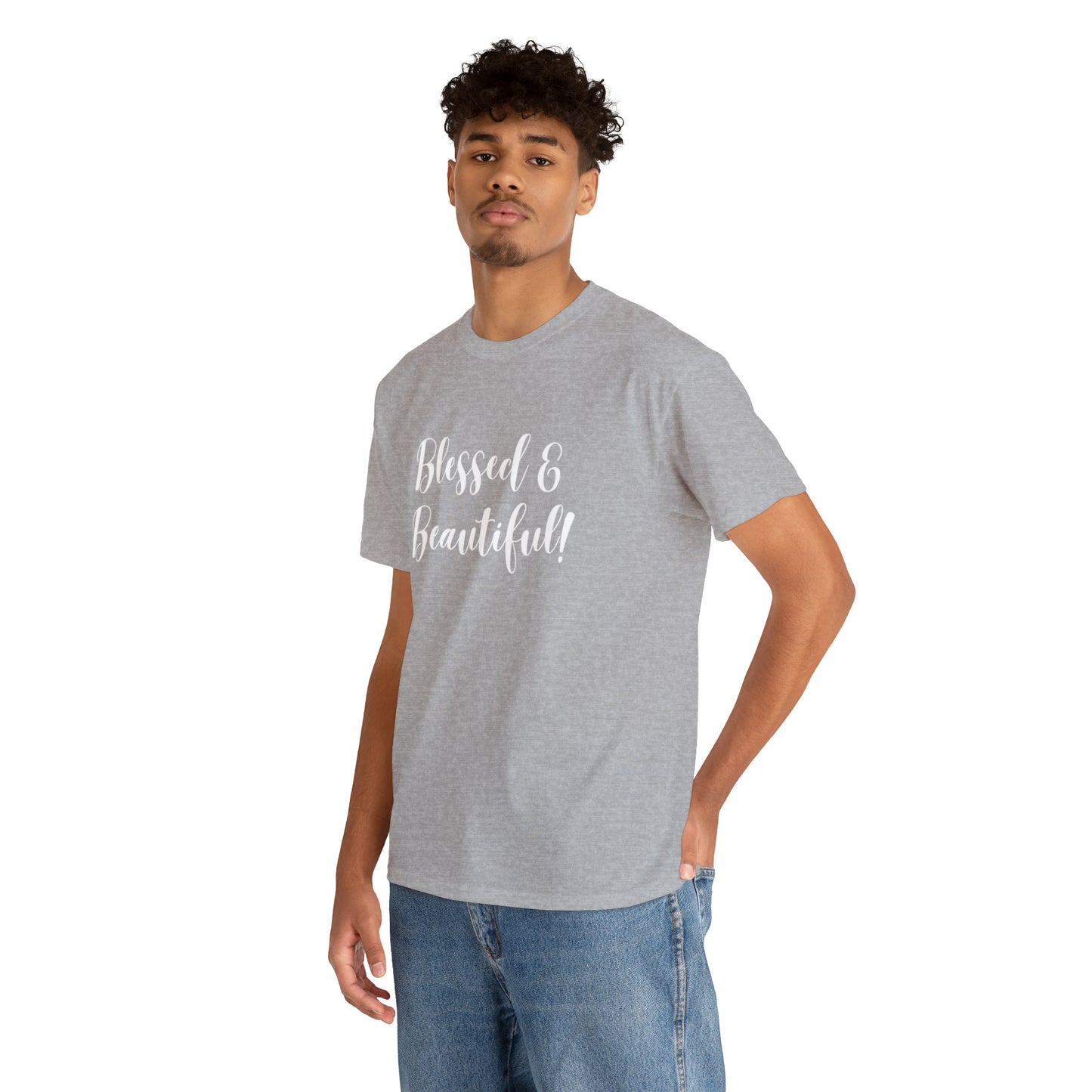 Blessed & Beautiful - Classy Cotton Tee - Unisex