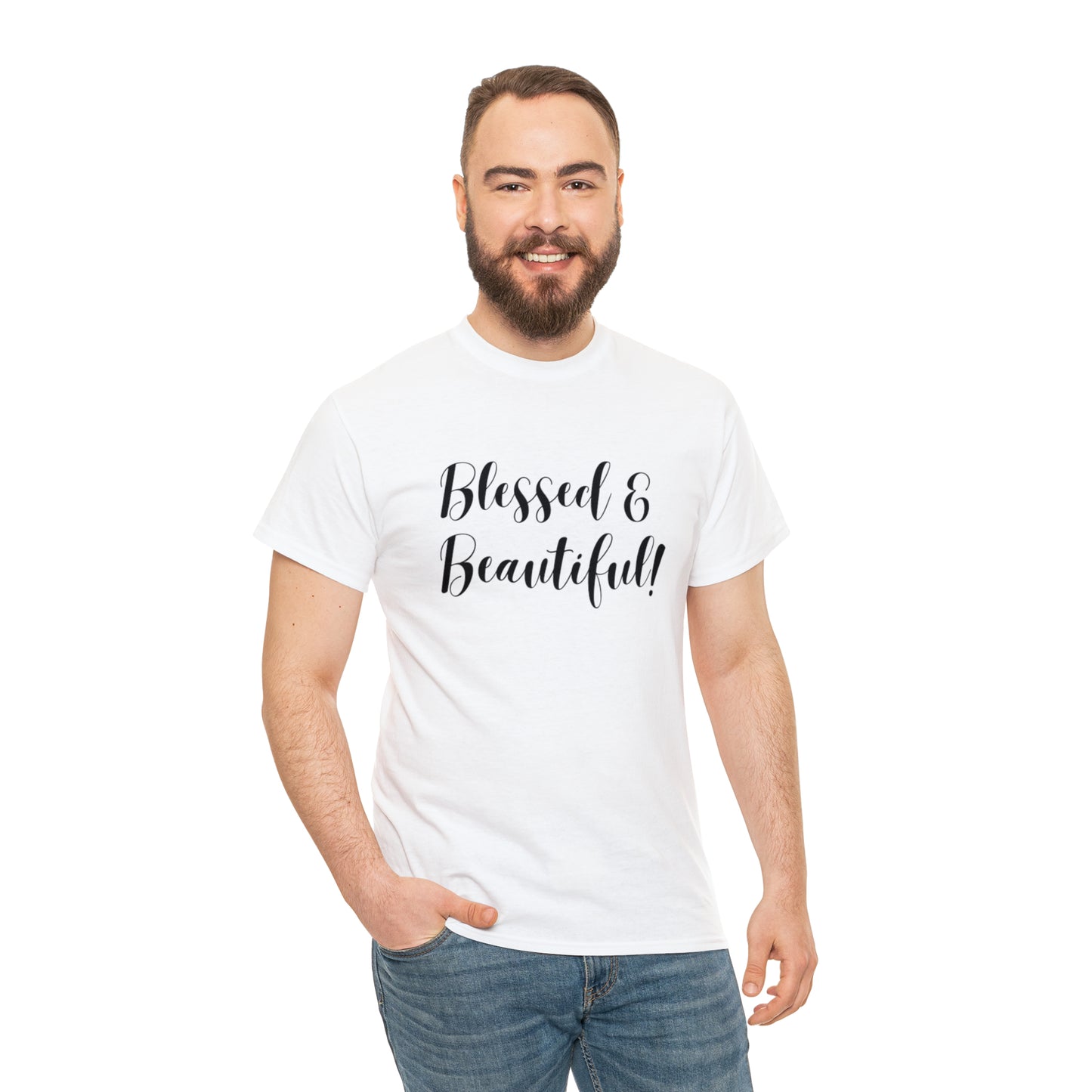 Blessed & Beautiful - Classy Cotton Tee - Unisex