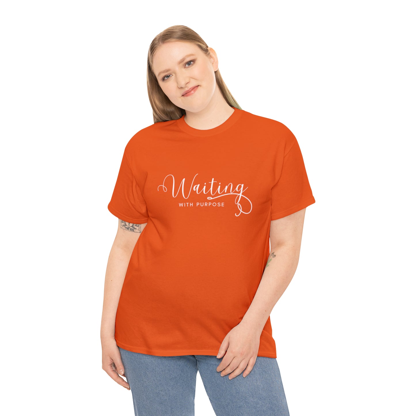 Waiting With Purpose - Heavy Cotton Tee