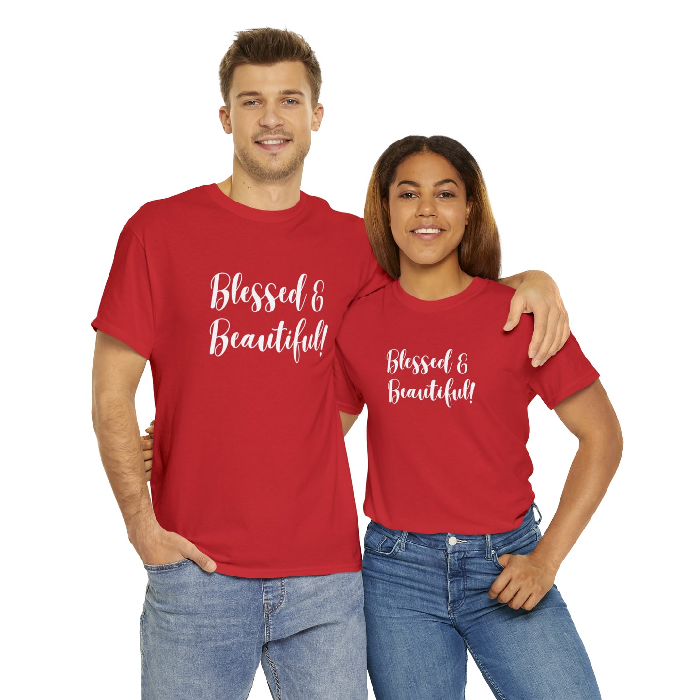 Blessed & Beautiful - Classy Cotton Tee - Unisex