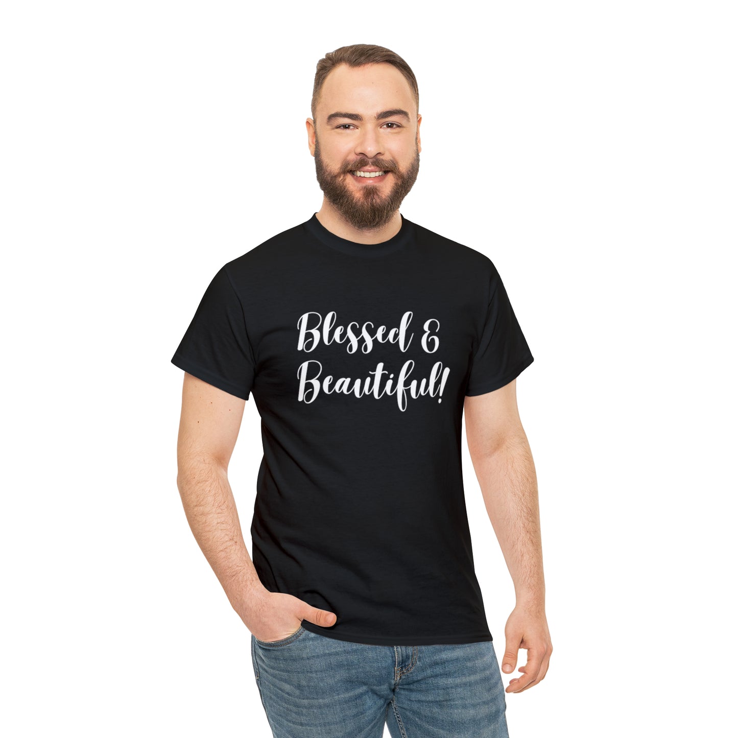 Blessed & Beautiful - Classy Cotton Tee - Unisex