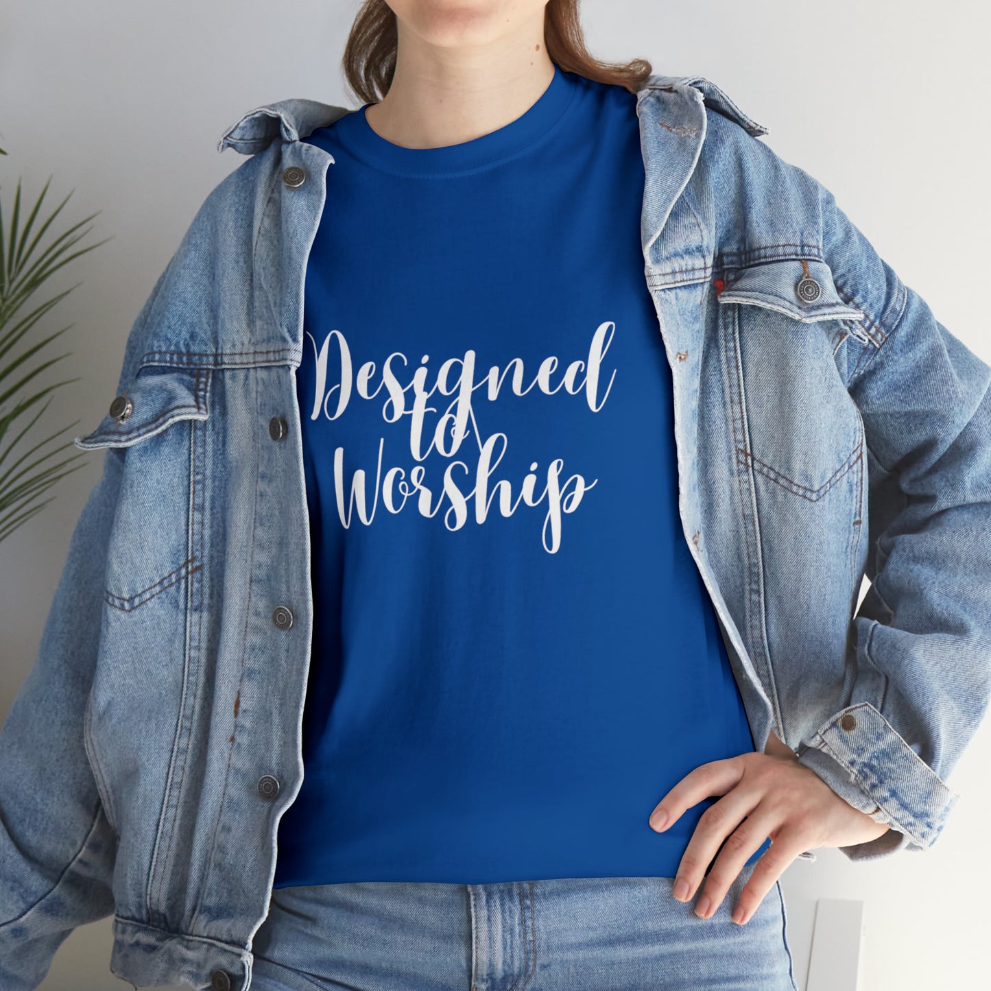 Designed to Worship - Classy Cotton Tee - Unisex