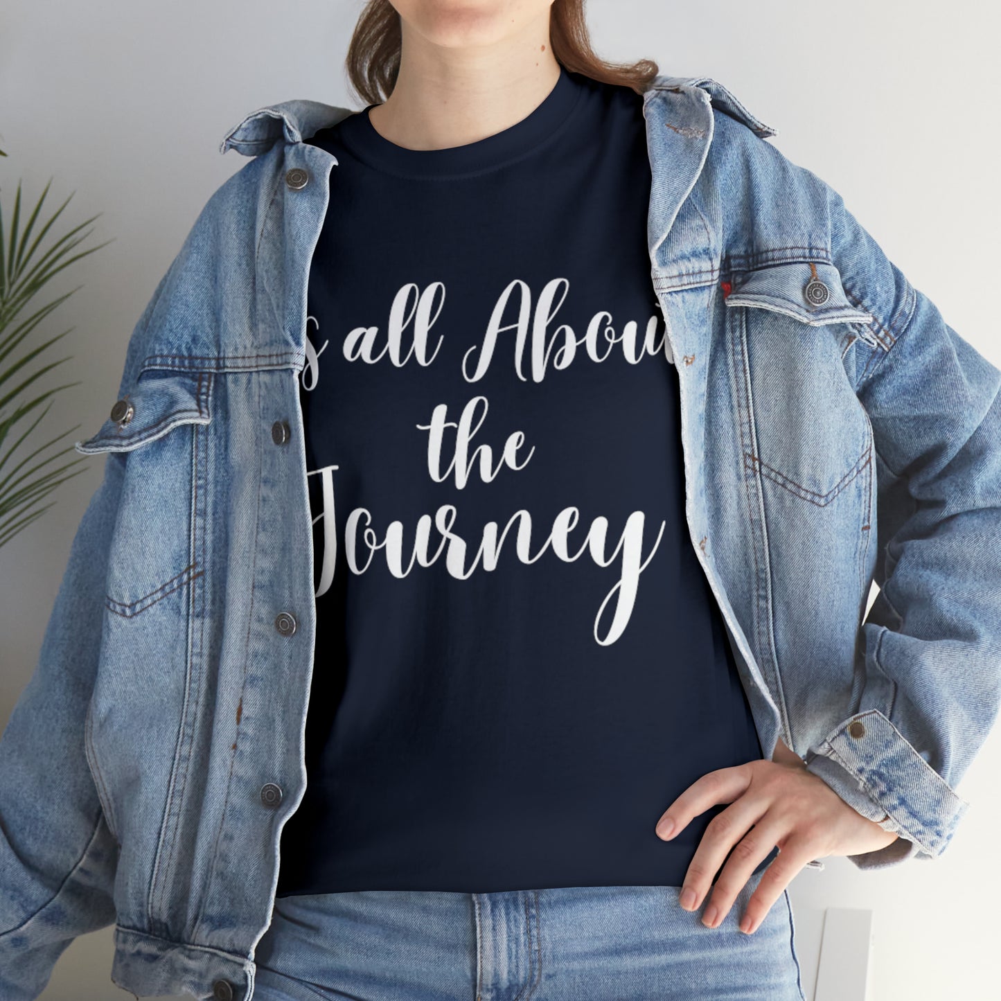 It's all About the Journey - Classy Cotton Tee - Unisex