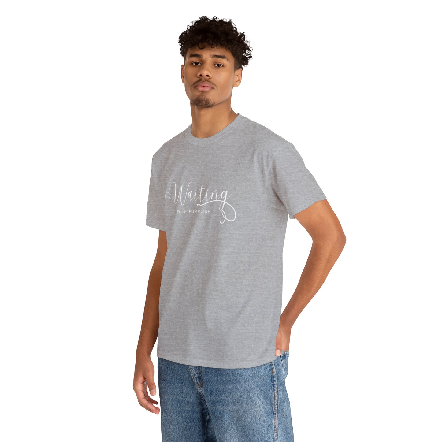 Waiting With Purpose - Heavy Cotton Tee