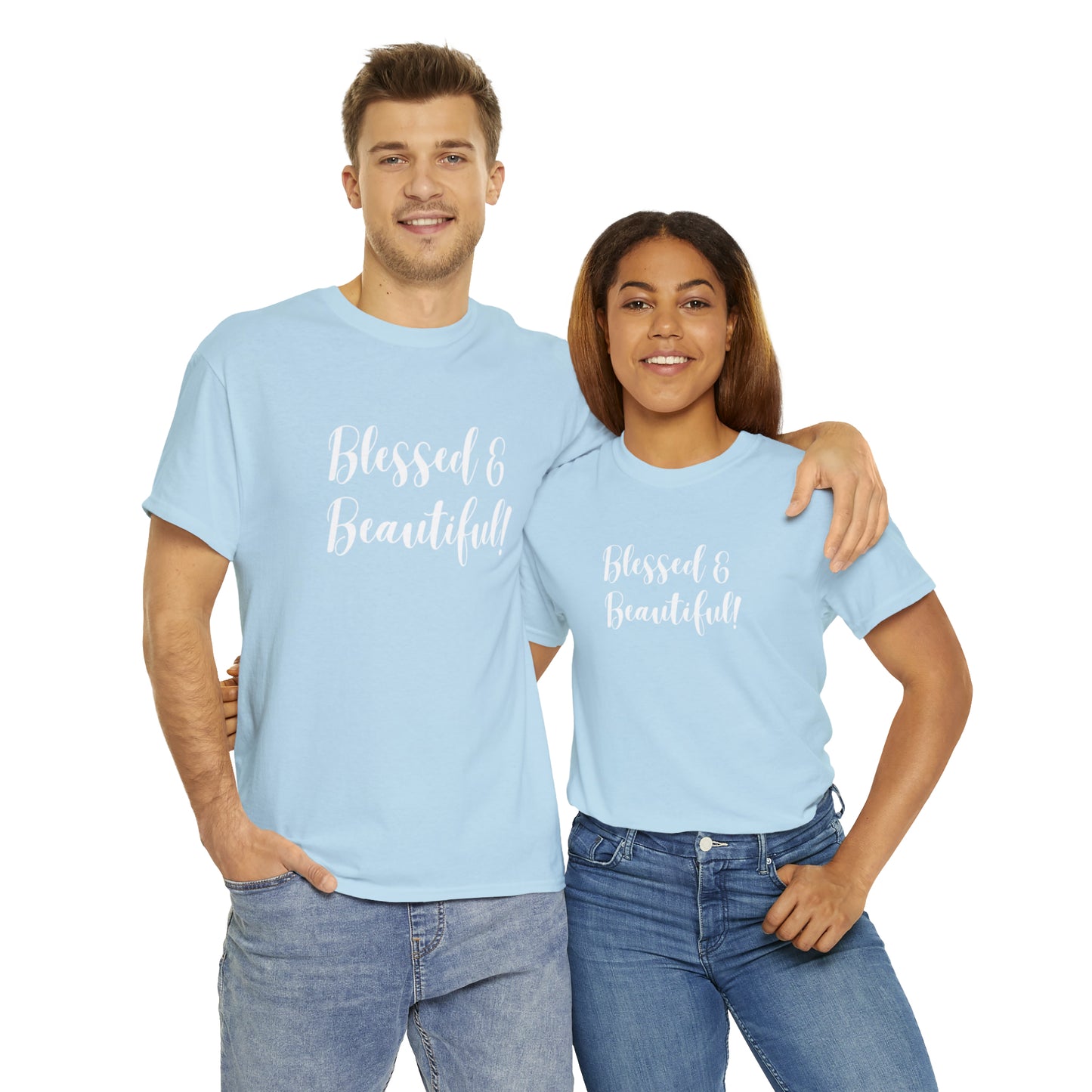 Blessed & Beautiful - Classy Cotton Tee - Unisex