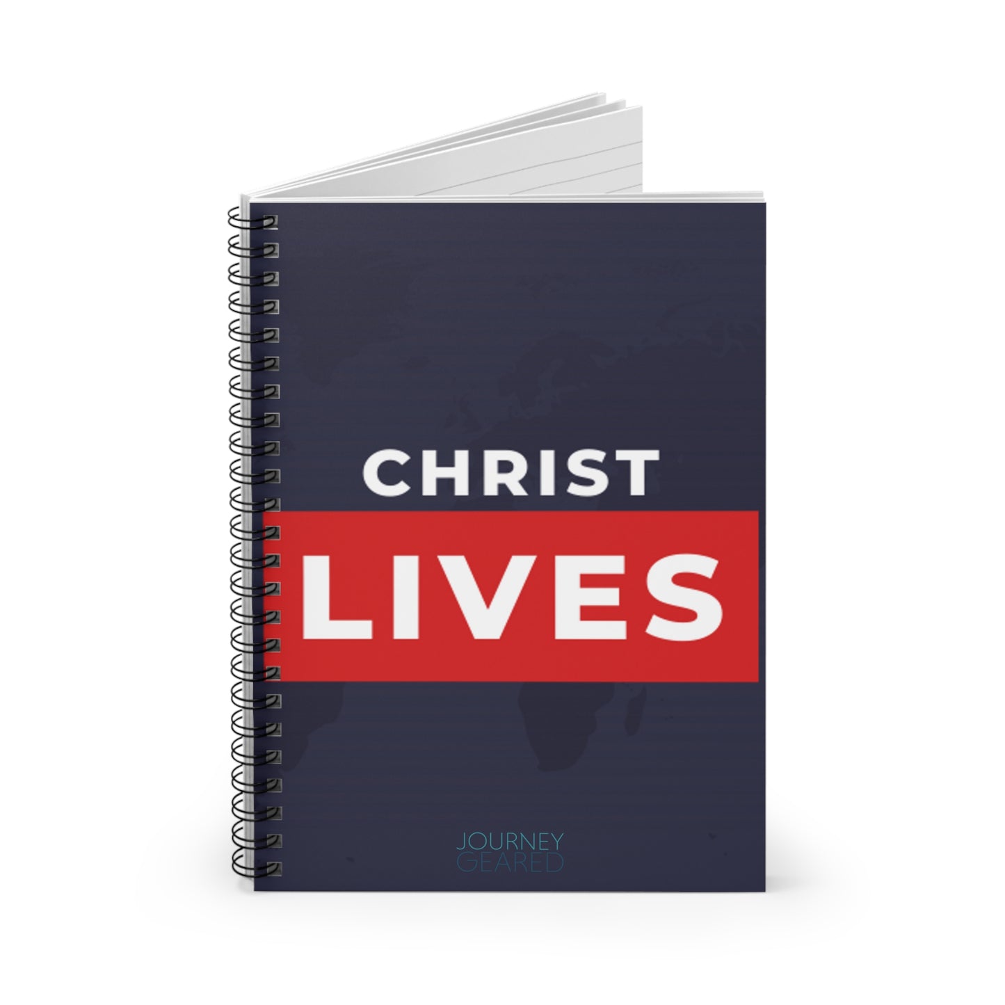 Spiral Journal Notebook - Ruled Line - Christ Lives