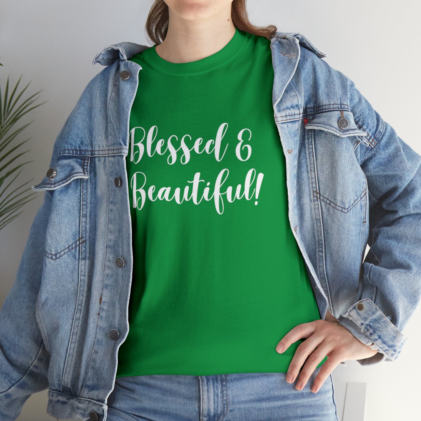 Blessed & Beautiful - Classy Cotton Tee - Unisex