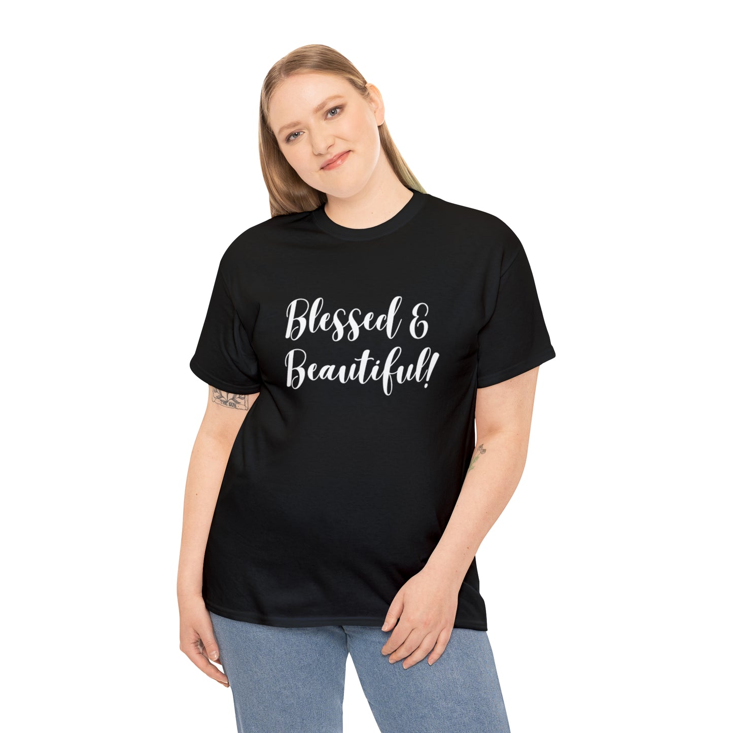 Blessed & Beautiful - Classy Cotton Tee - Unisex