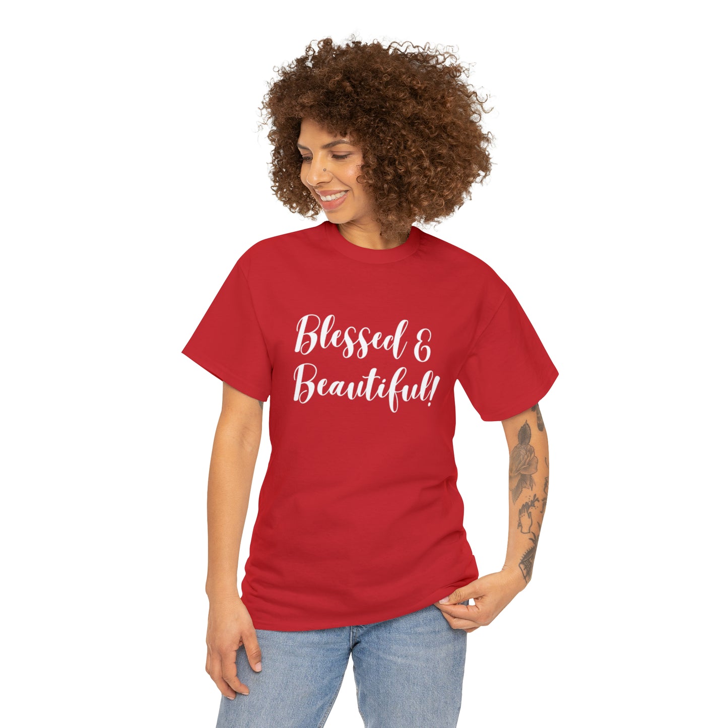 Blessed & Beautiful - Classy Cotton Tee - Unisex