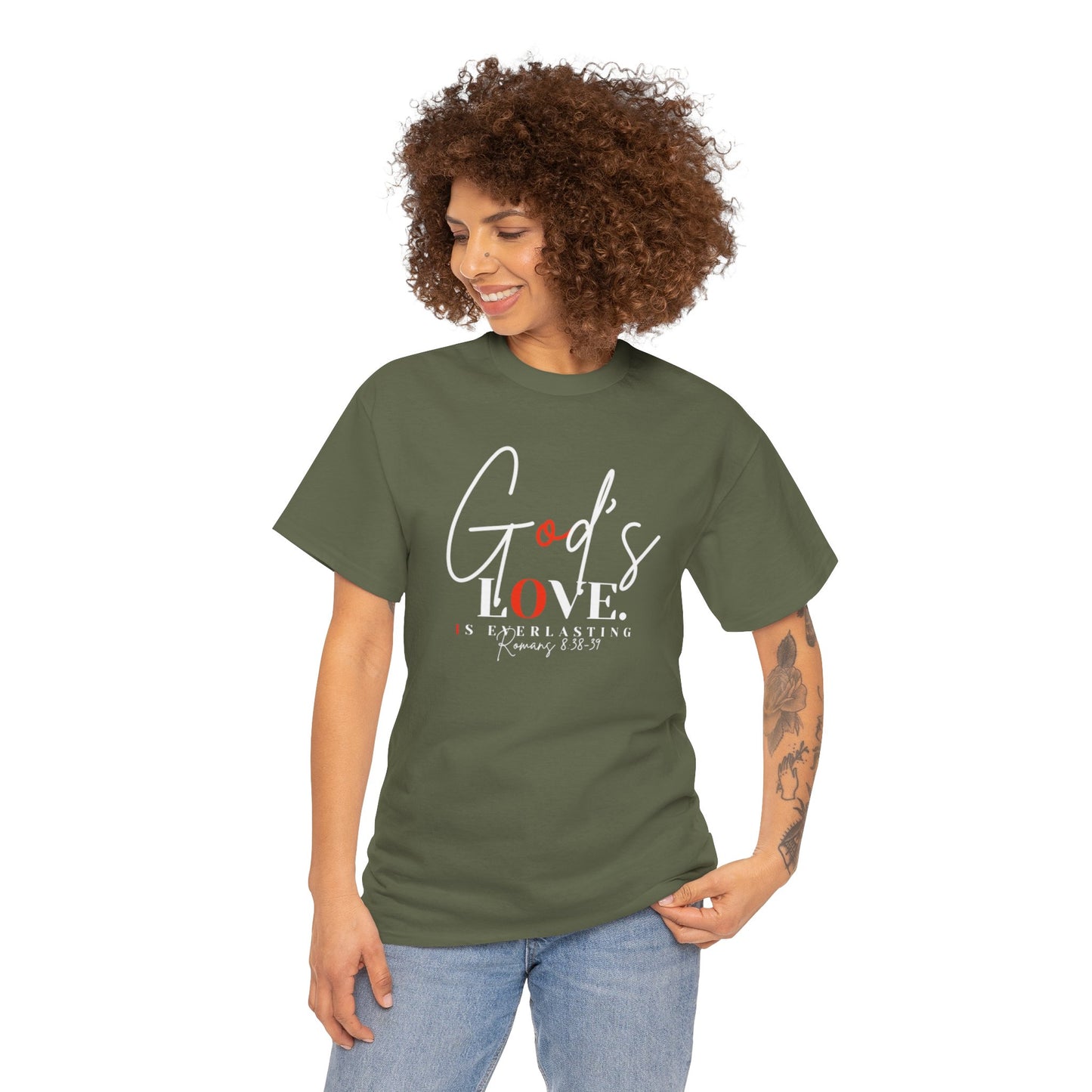 God's Love is Everlasting - Classy Cotton Tee - Unisex
