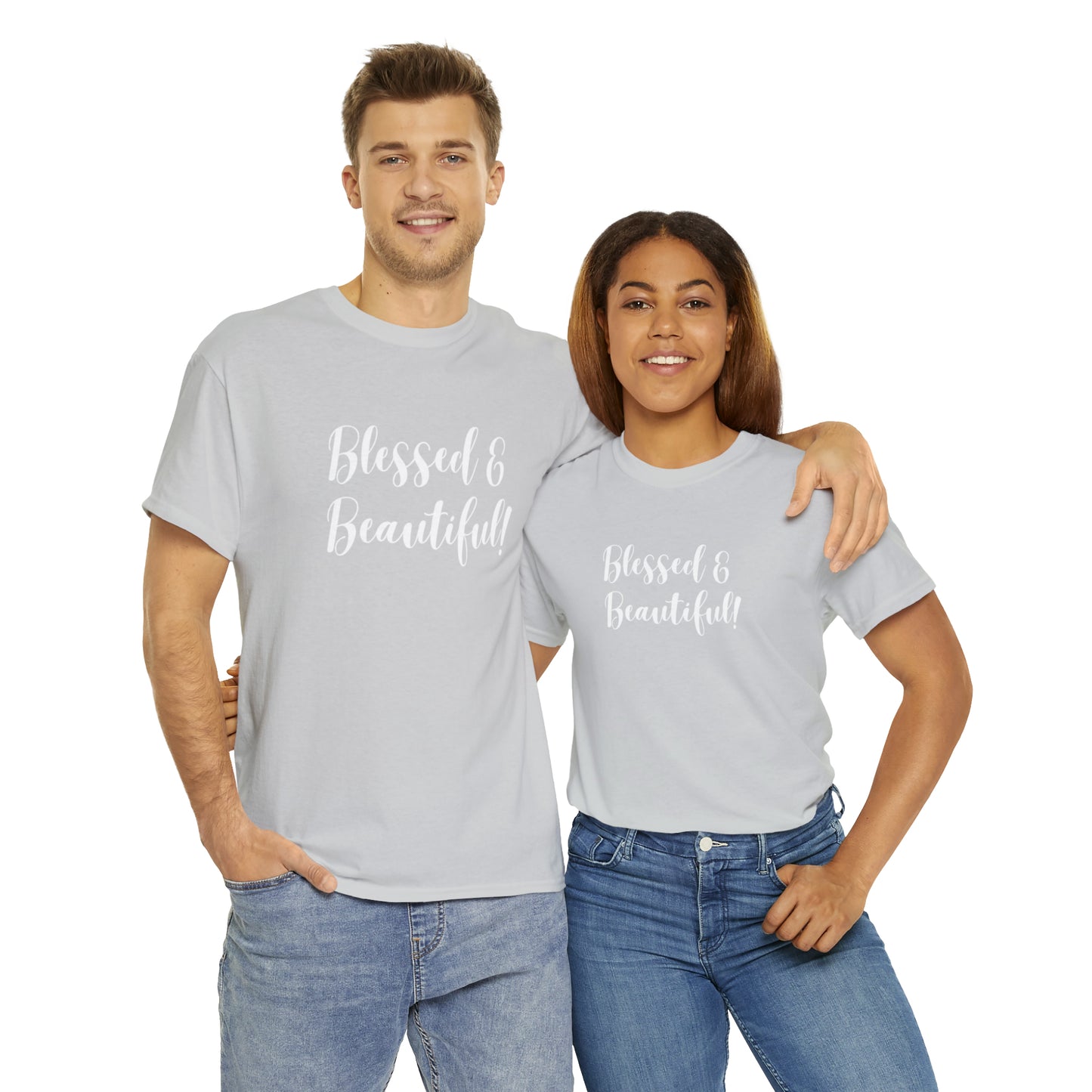 Blessed & Beautiful - Classy Cotton Tee - Unisex