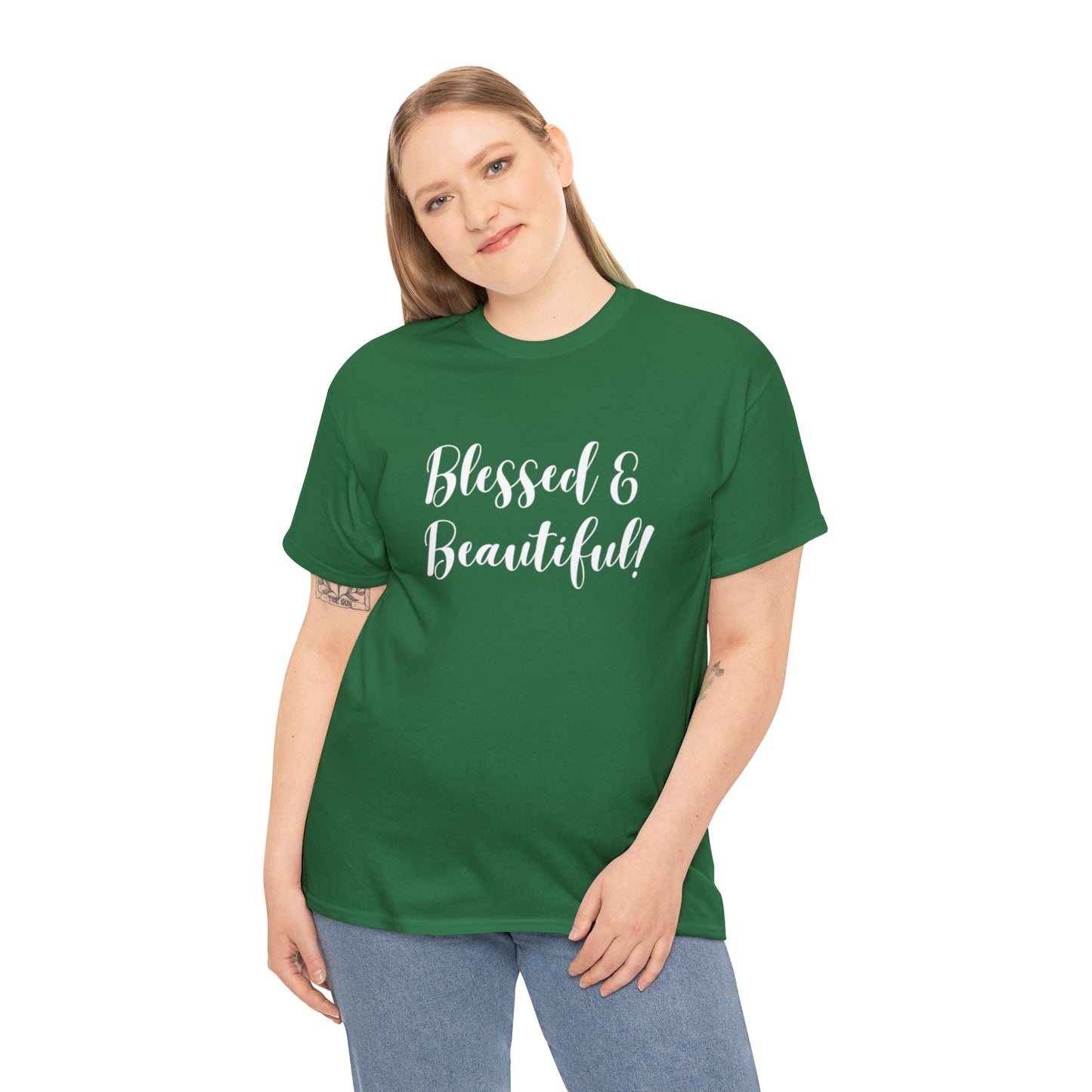 Blessed & Beautiful - Classy Cotton Tee - Unisex