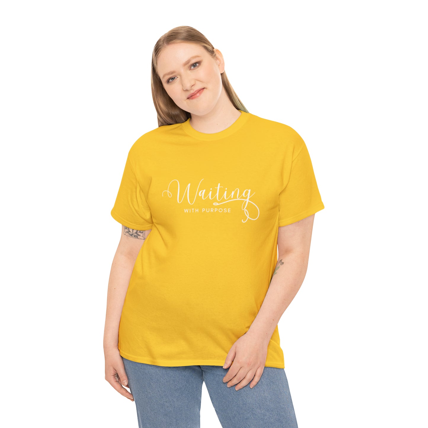 Waiting With Purpose - Heavy Cotton Tee