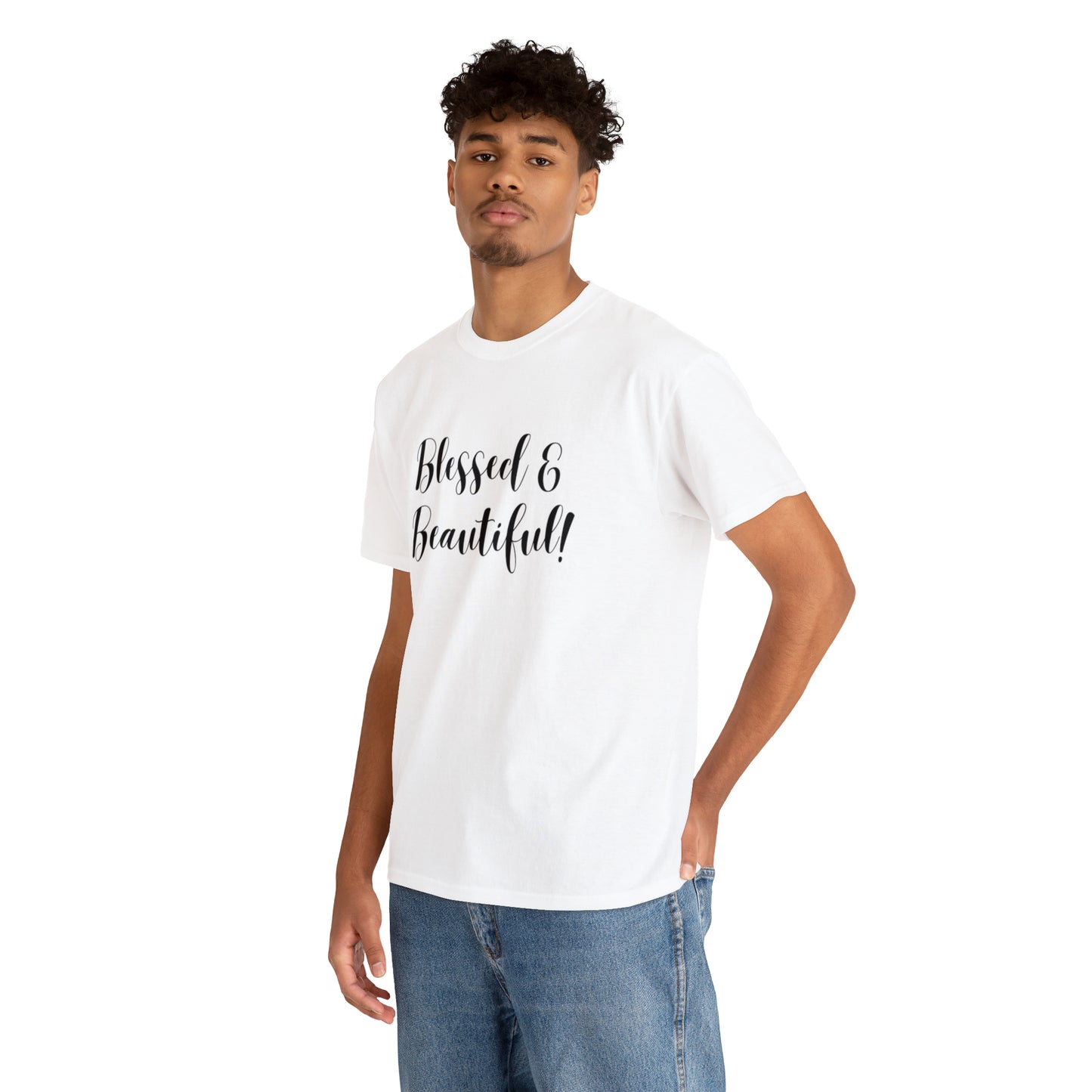 Blessed & Beautiful - Classy Cotton Tee - Unisex