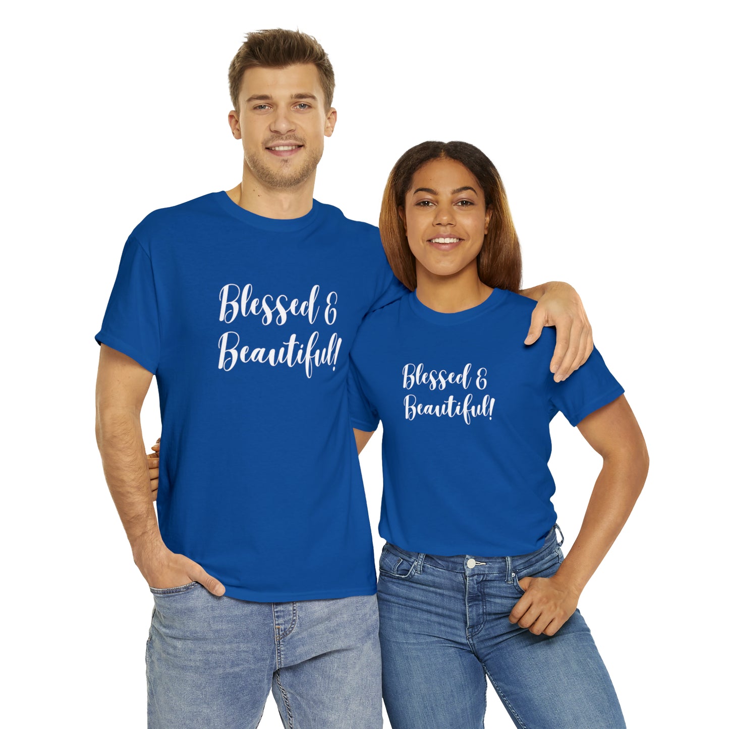 Blessed & Beautiful - Classy Cotton Tee - Unisex