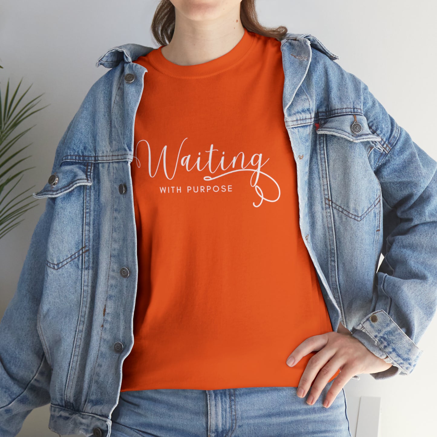 Waiting With Purpose - Heavy Cotton Tee