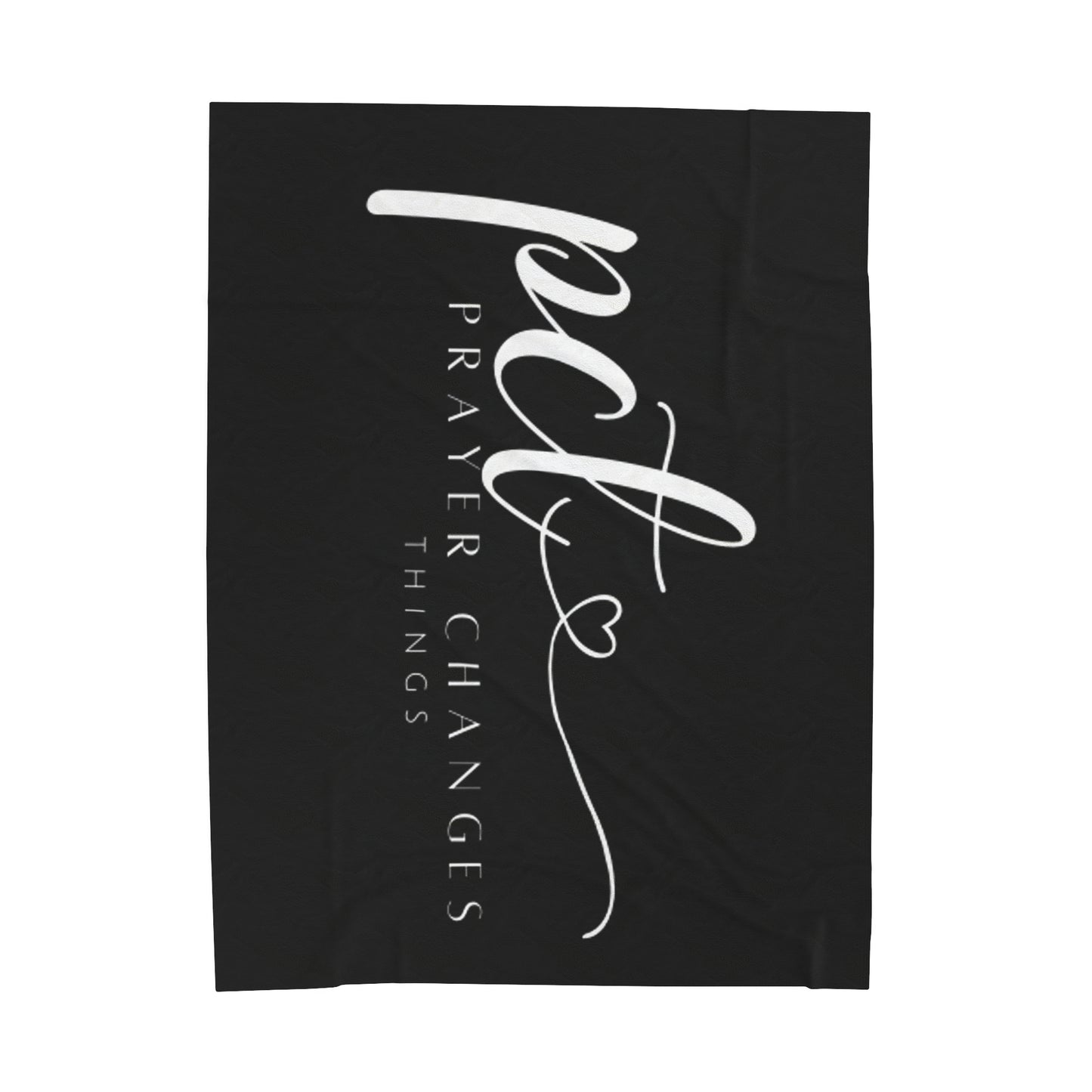 Prayer Changes Things - Velveteen Plush Blanket