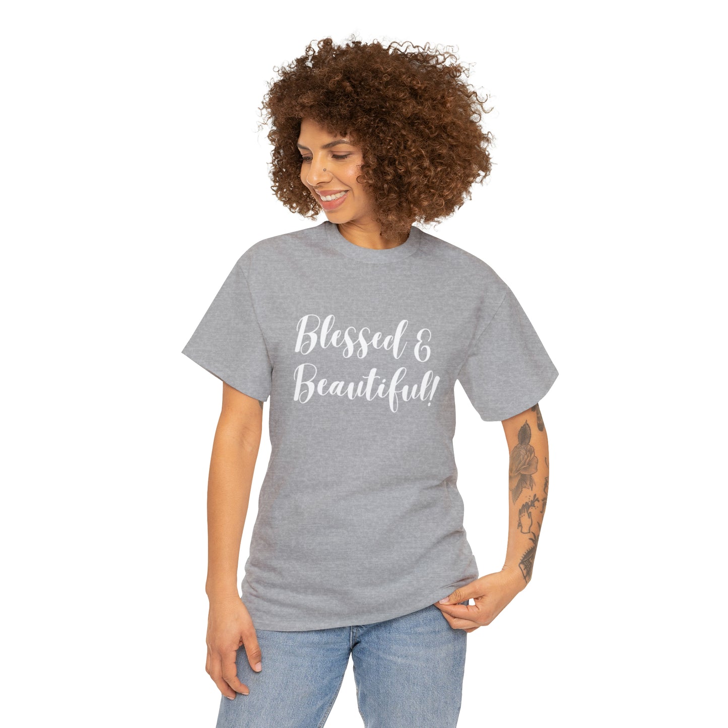 Blessed & Beautiful - Classy Cotton Tee - Unisex