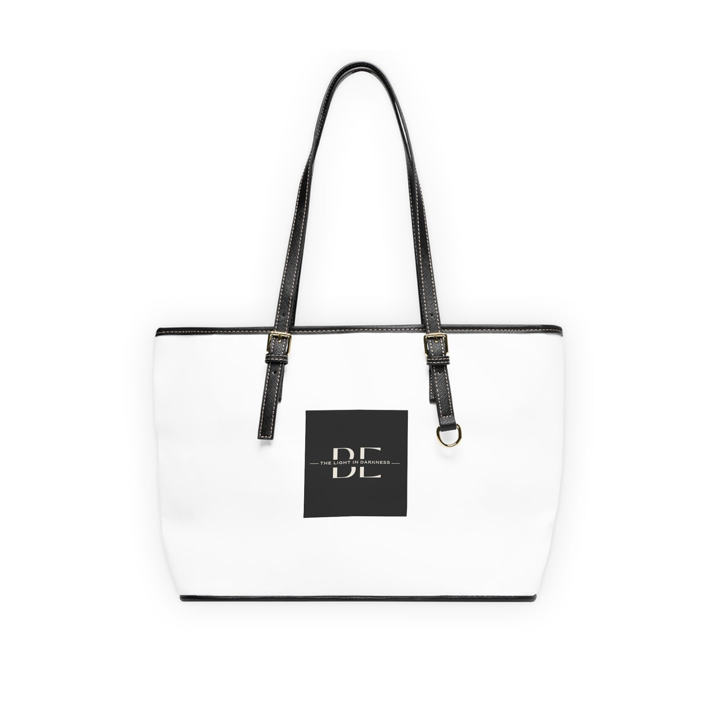 White Be the Light in Darkness Shoulder Bag