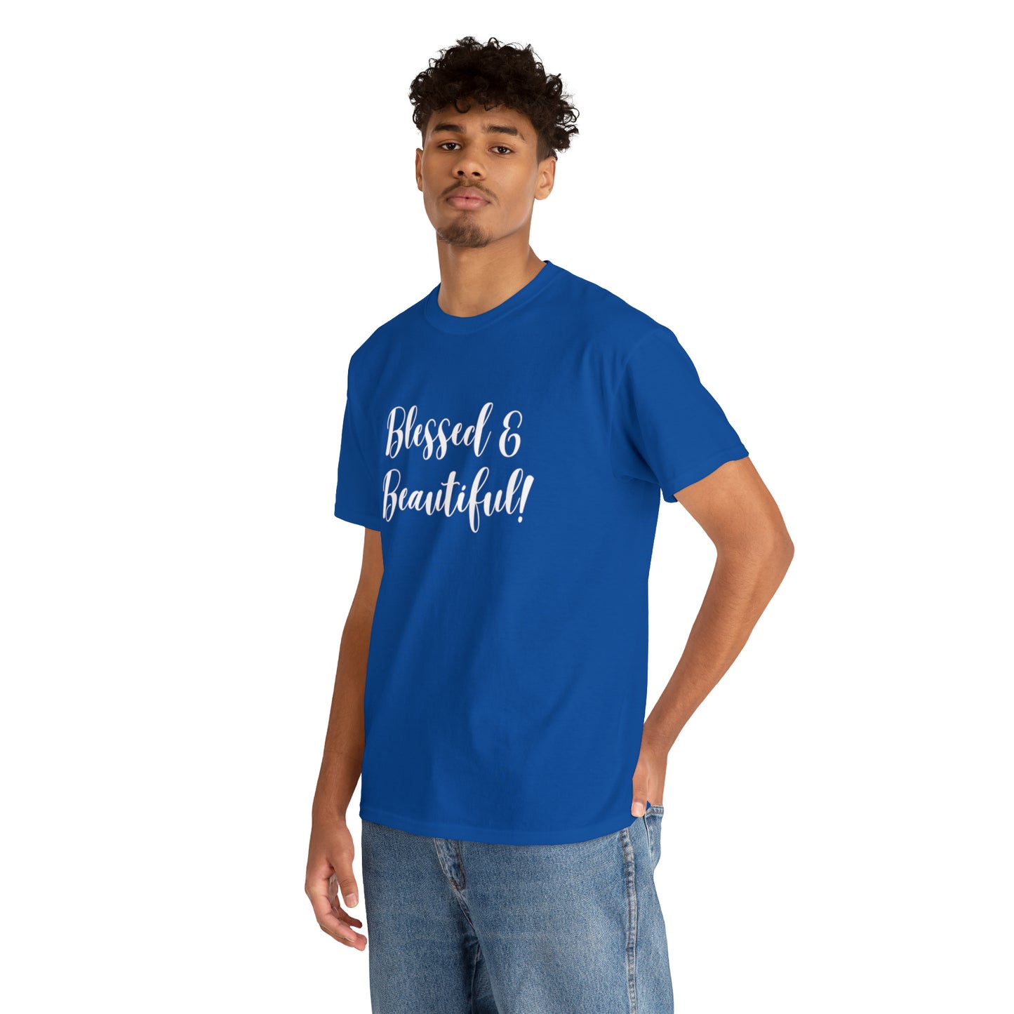 Blessed & Beautiful - Classy Cotton Tee - Unisex