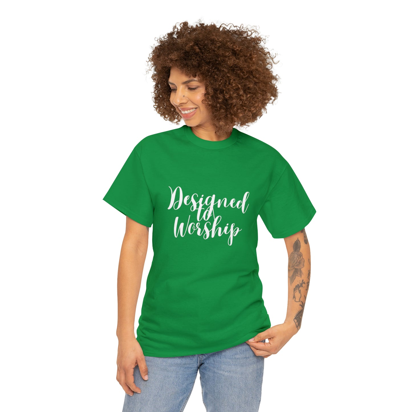 Designed to Worship - Classy Cotton Tee - Unisex