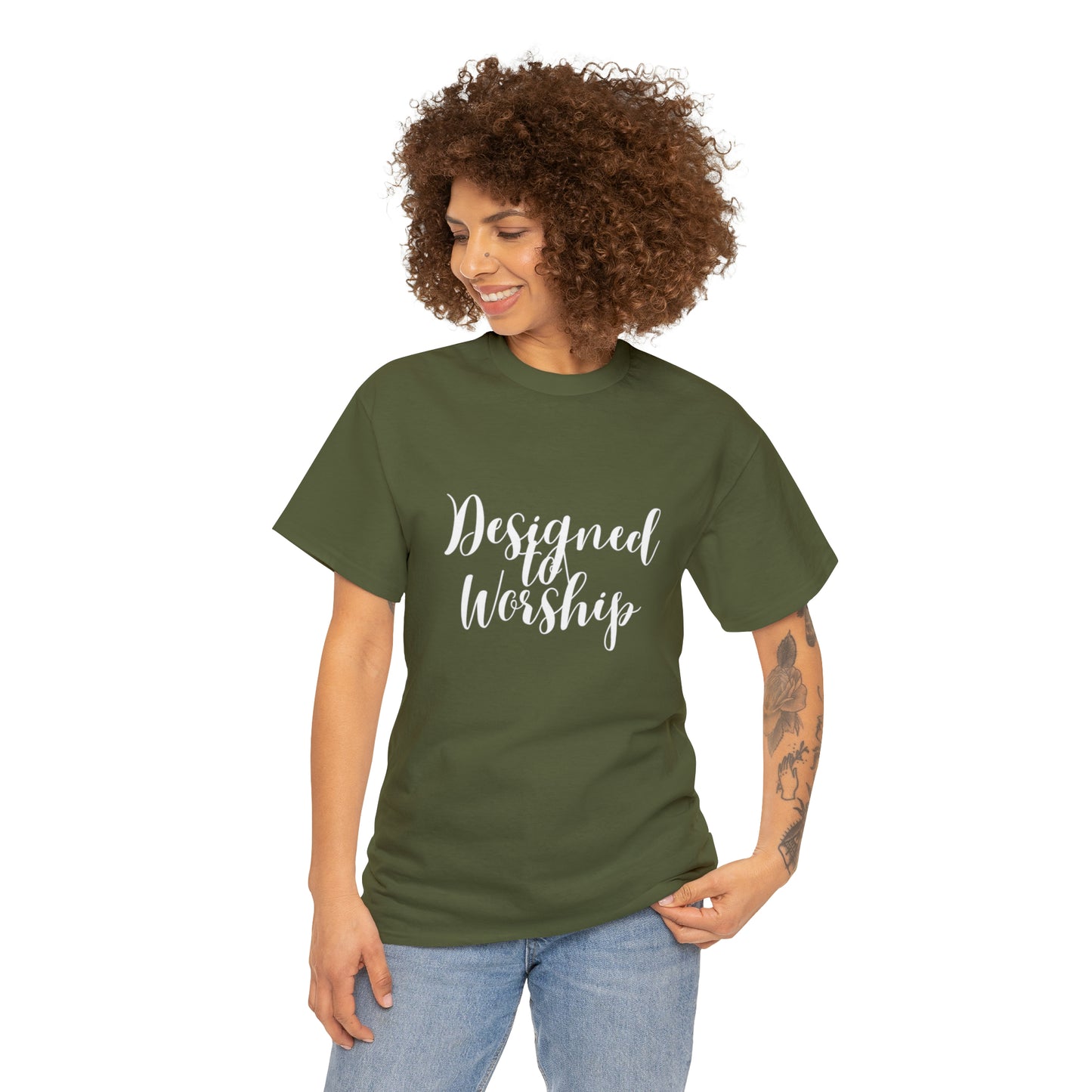 Designed to Worship - Classy Cotton Tee - Unisex