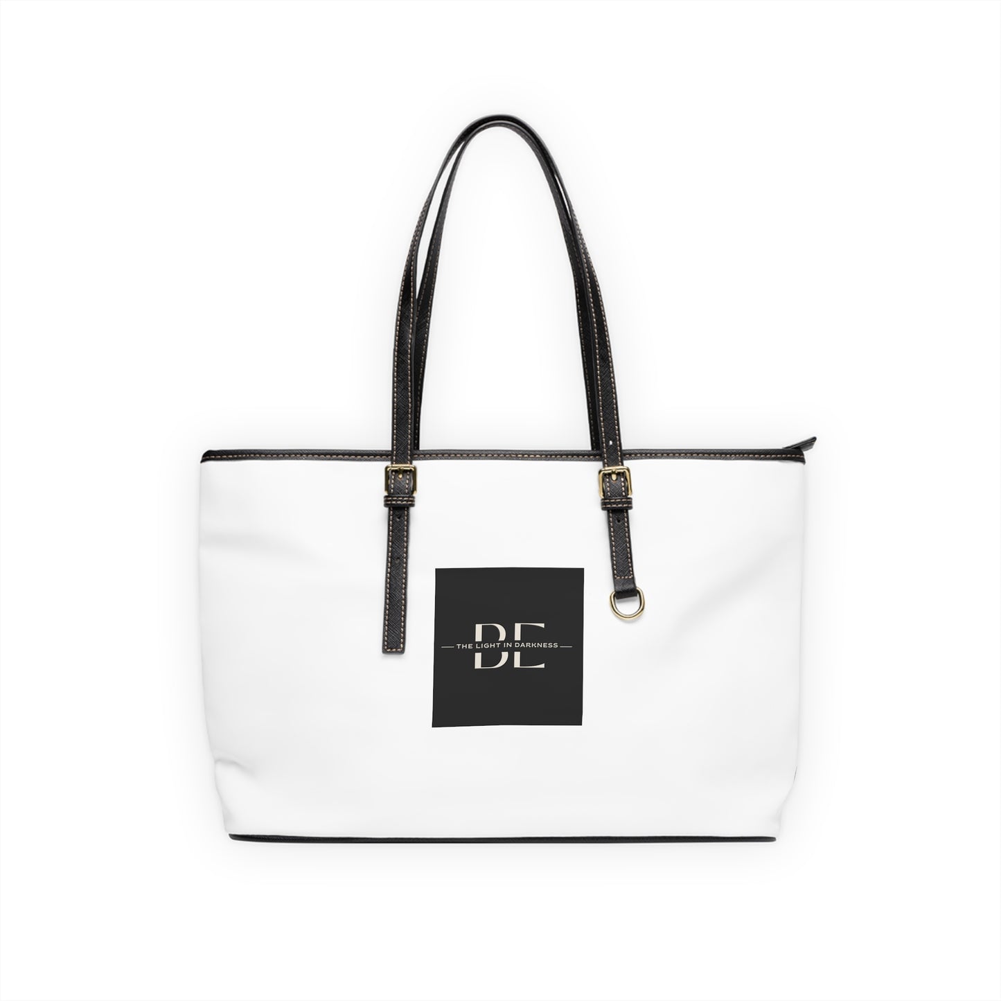 White Be the Light in Darkness Shoulder Bag