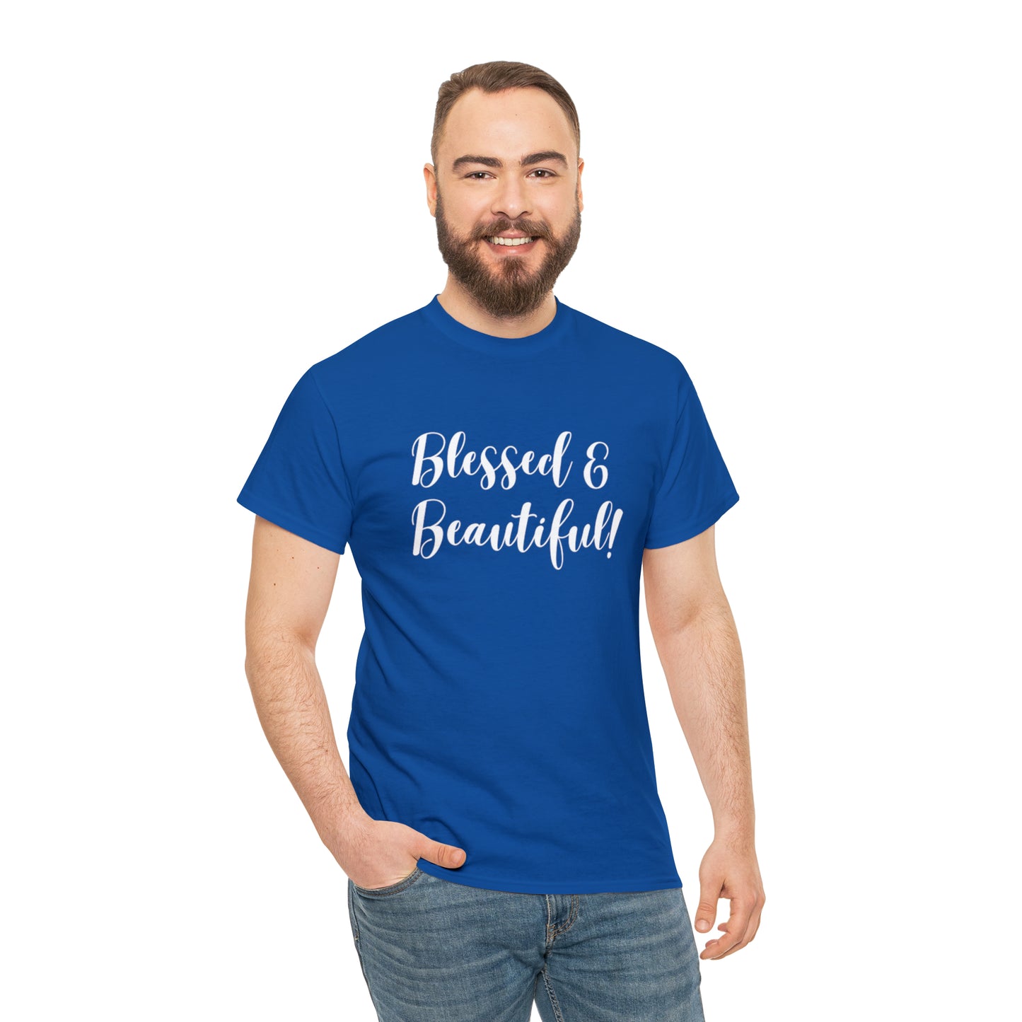 Blessed & Beautiful - Classy Cotton Tee - Unisex