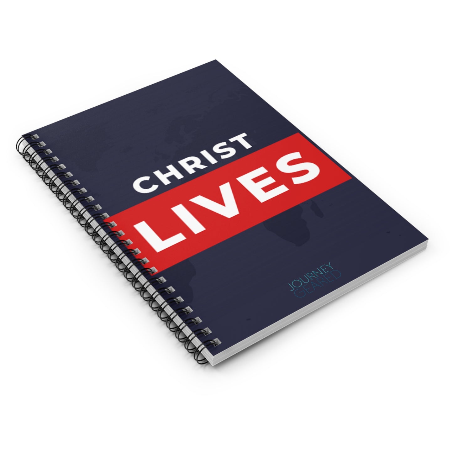 Spiral Journal Notebook - Ruled Line - Christ Lives