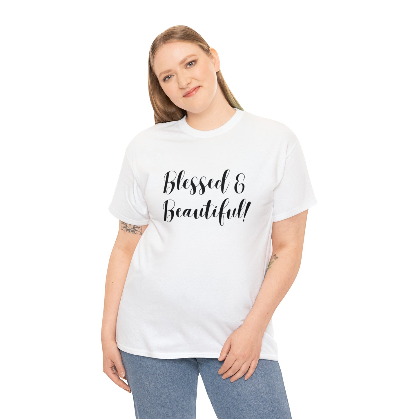 Blessed & Beautiful - Classy Cotton Tee - Unisex