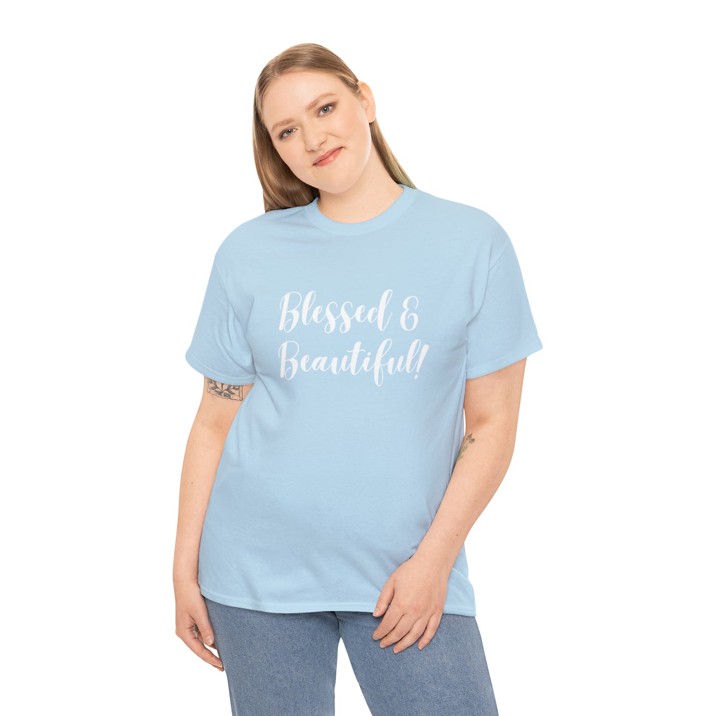 Blessed & Beautiful - Classy Cotton Tee - Unisex