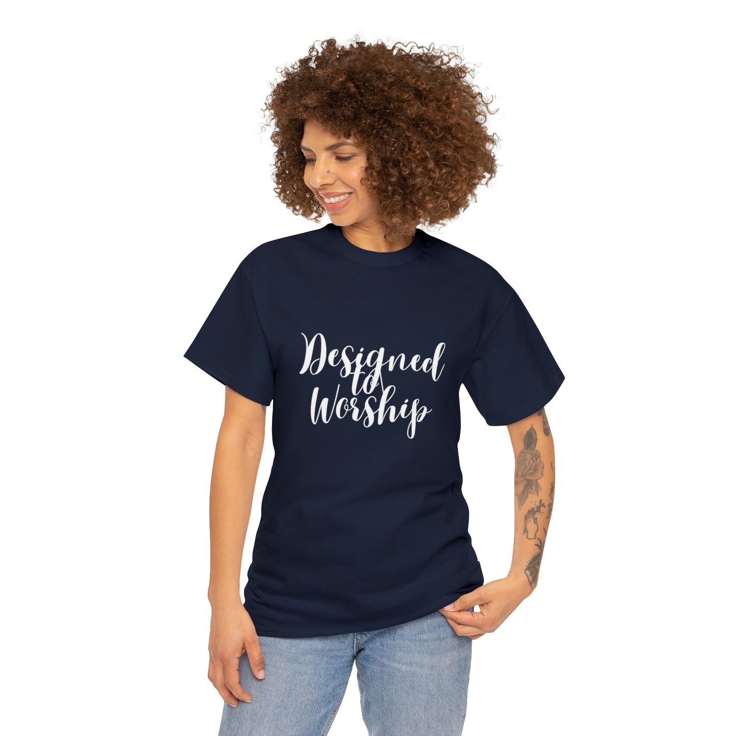 Designed to Worship - Classy Cotton Tee - Unisex