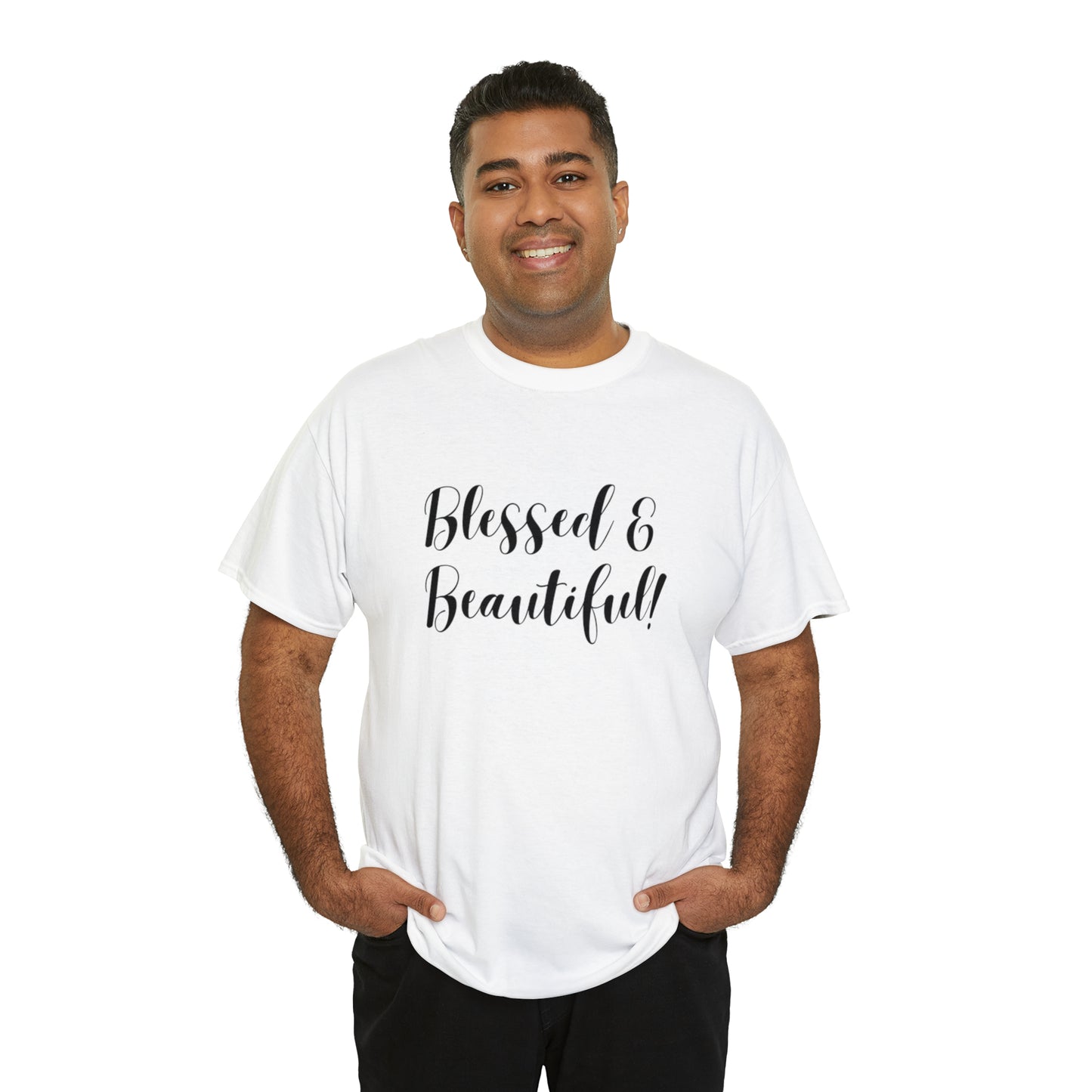 Blessed & Beautiful - Classy Cotton Tee - Unisex