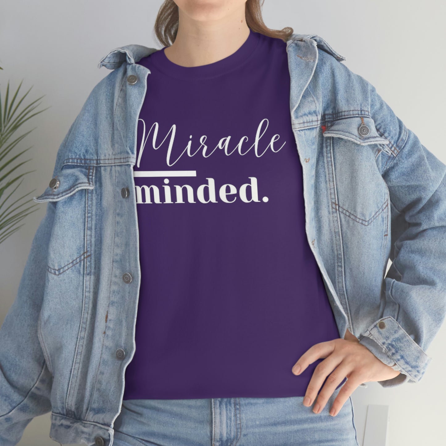 Miracle Minded T-Shirt - Heavy Cotton Tee