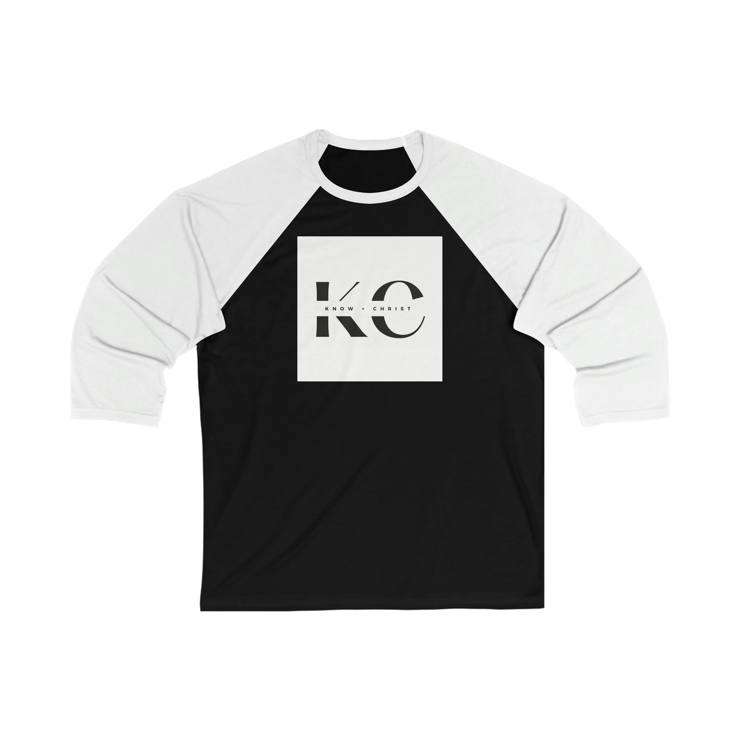 Know Christ 3\4 Sleeve Baseball Tee