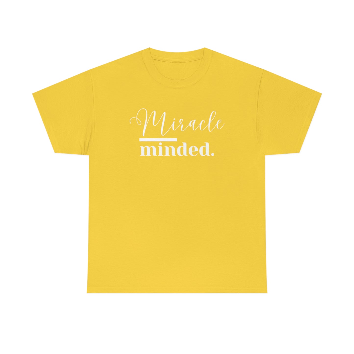 Miracle Minded T-Shirt - Heavy Cotton Tee