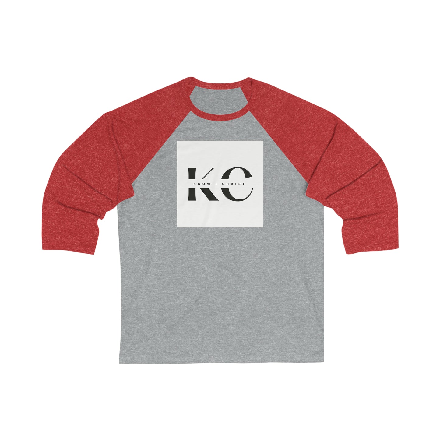 Know Christ 3\4 Sleeve Baseball Tee