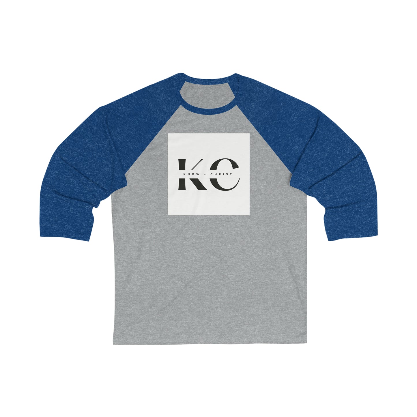 Know Christ 3\4 Sleeve Baseball Tee